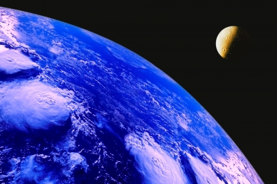 Image courtesy of Earth And The Moon  Photo by xedos4, from http://www.freedigitalphotos.net. 